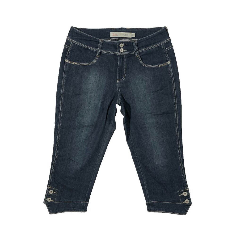 Denim Slim Womens Size 42 - Waist 32 Cropped Capri Jeans